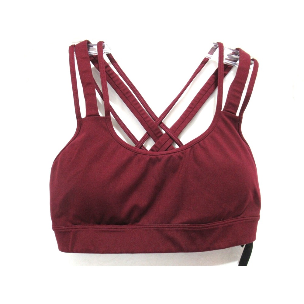 Victoria's Secret Sport Size Small Burgundy Strappy‎ Racerback Sports Bra